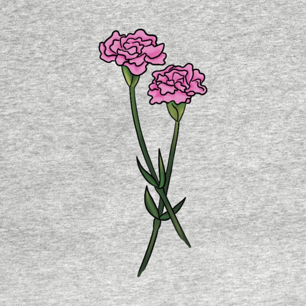 Pink Carnation by Reeseworks